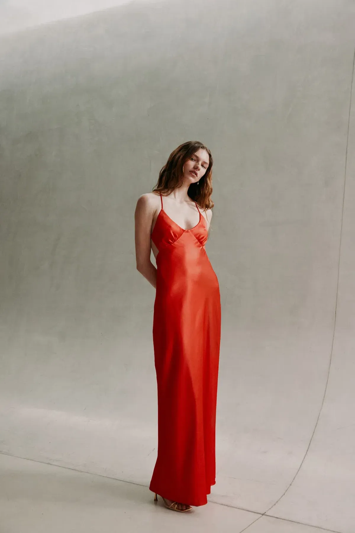 Manning Cartell Saturation Point Slip Dress Red Size 6 for rent on The Volte - main image