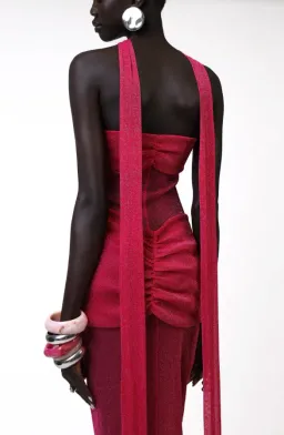 Khanums Kesca Maxi Gown Pink Size S / 8 for rent on The Volte - image 6