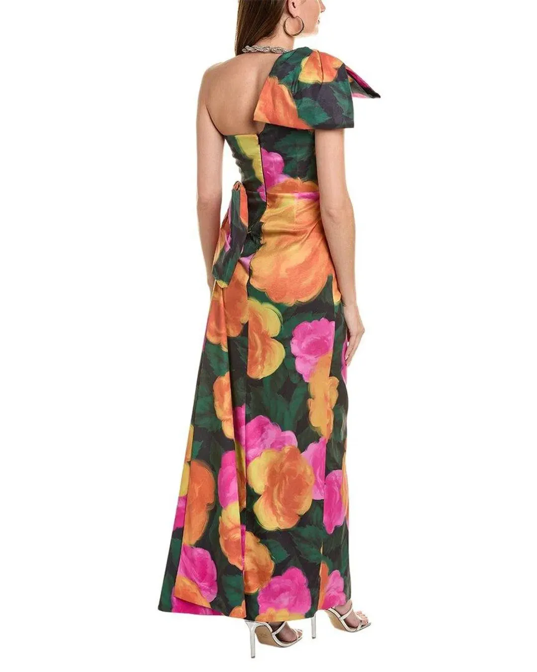 Rachel Gilbert Fauve Gown Floral Size 3 / AU 12 for rent on The Volte - main image
