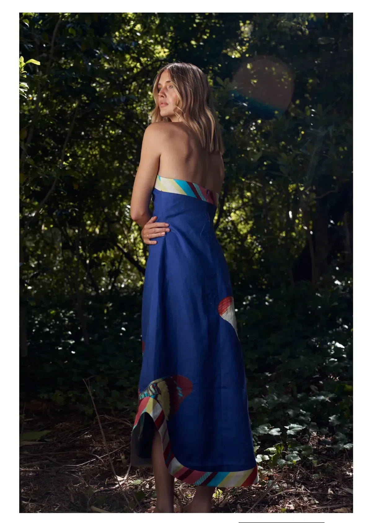 Aston Studio MAEVE DRESS IN NEELAM PAPILLON for rent on The Volte - main image