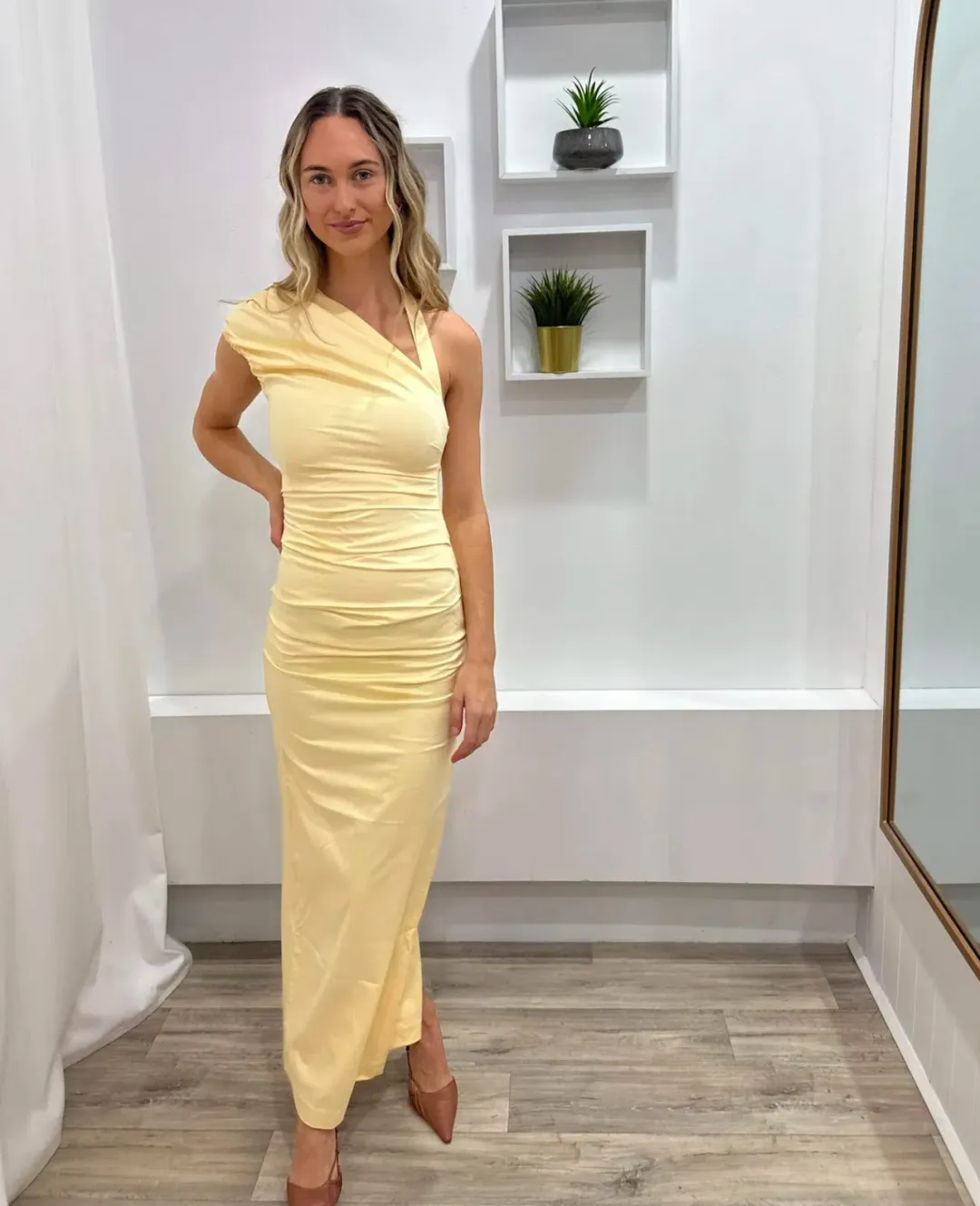 Sir the Label Giacomo Gown Butter Size 8 for rent on The Volte - main image