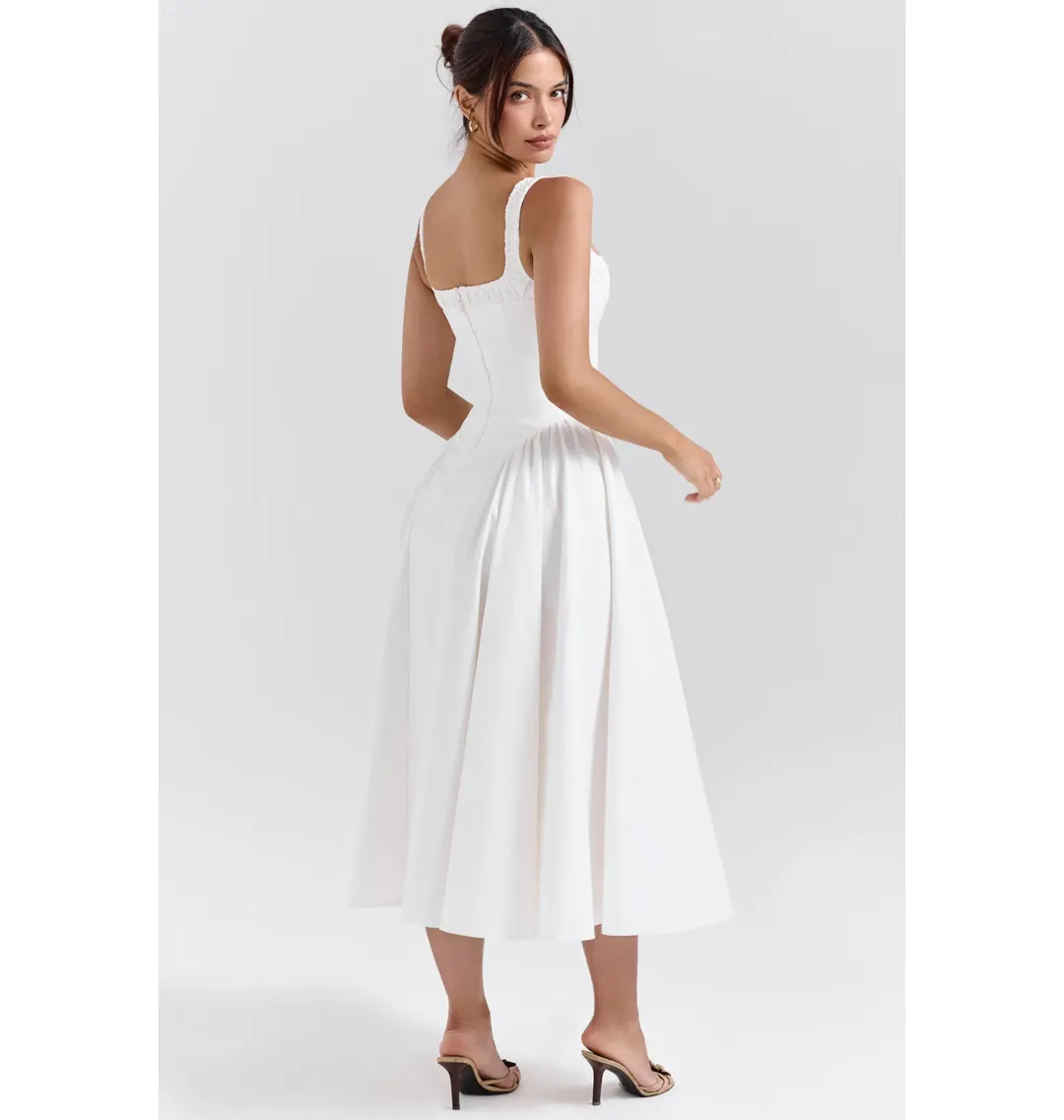 House of CB Dorothy Dress White Size Small / AU 8  for rent on The Volte - main image