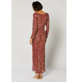 Winona Jiana Classic Dress Burgundy Size XS / AU 6 for rent on The Volte - image 3