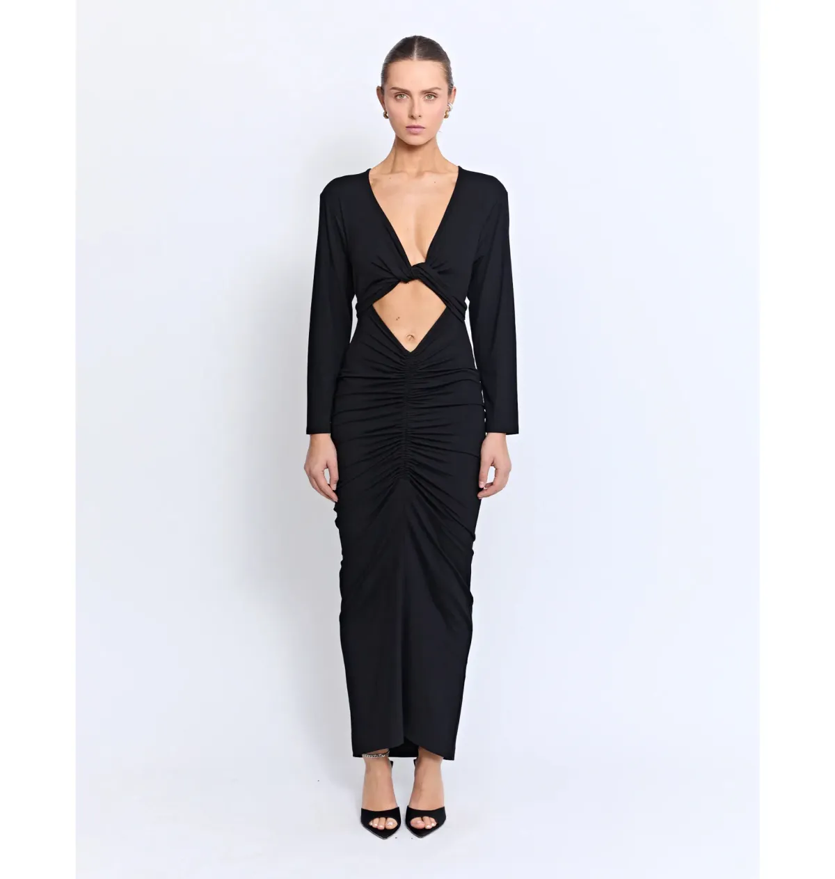 Pfeiffer Fontaine Dress Black Size AU 8 for rent on The Volte - main image