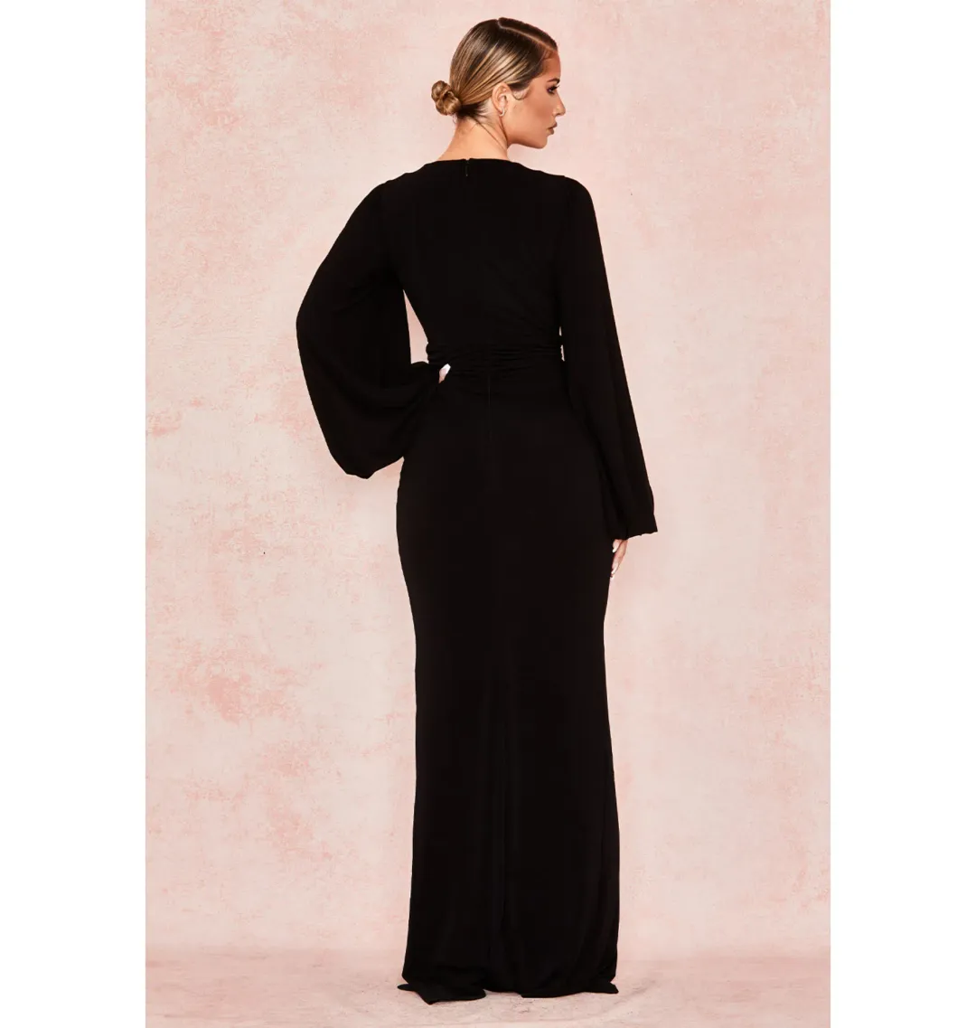 House of CB Alexandra Dress Black Size AU 8  for rent on The Volte - main image