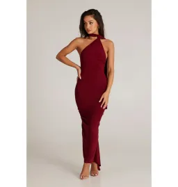 Melani The Label Leoni Dress in Wine Size AU 6 for rent on The Volte - image 2