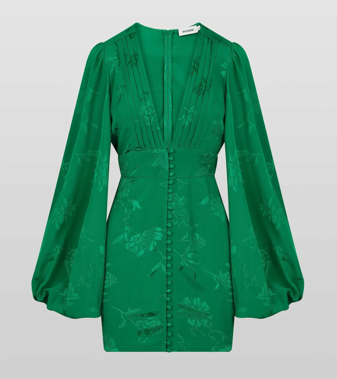 Rat and Boa Isabella Dress Green Size 6  for rent on The Volte - main image
