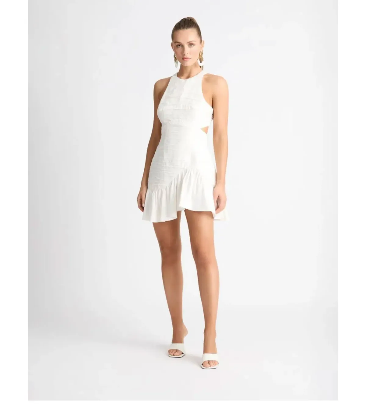 Sheike Isla Mini Dress White Size 10 for rent on The Volte - main image