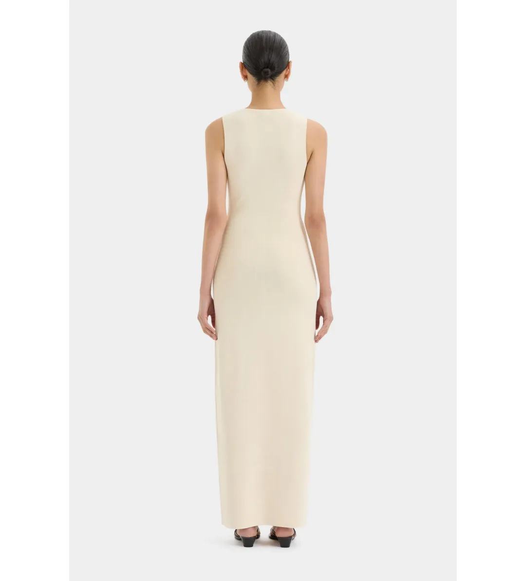 Sir the Label Kinetic Beaded Maxi Dress Ecru Size 1/Au 8  for rent on The Volte - main image