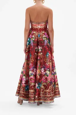 Camilla Strapless Maxi Dress Rites of Roses Size 10 for rent on The Volte - image 3