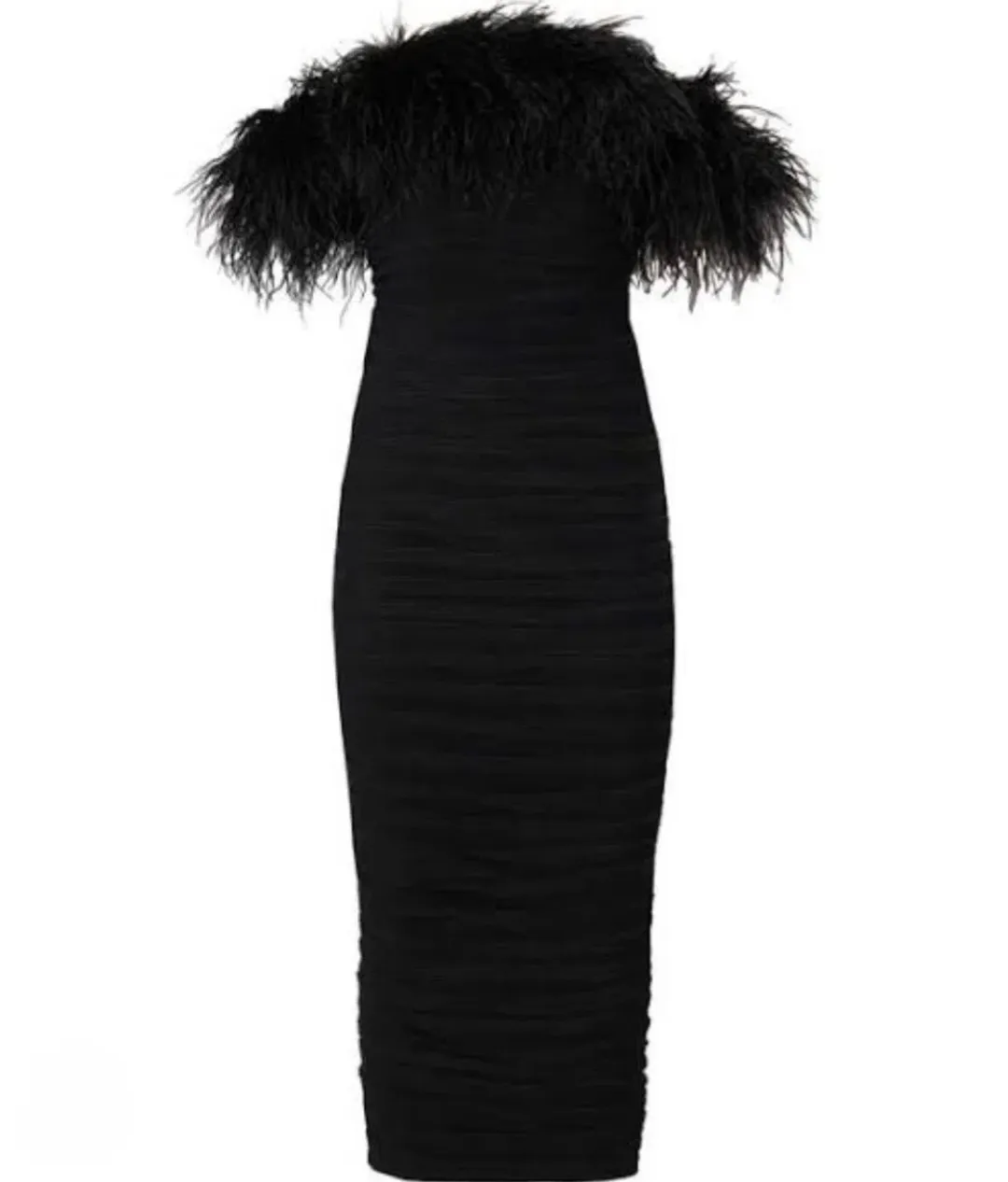 Rachel Gilbert Zion Midi Dress Black Size 2 / AU 10 for rent on The Volte - main image