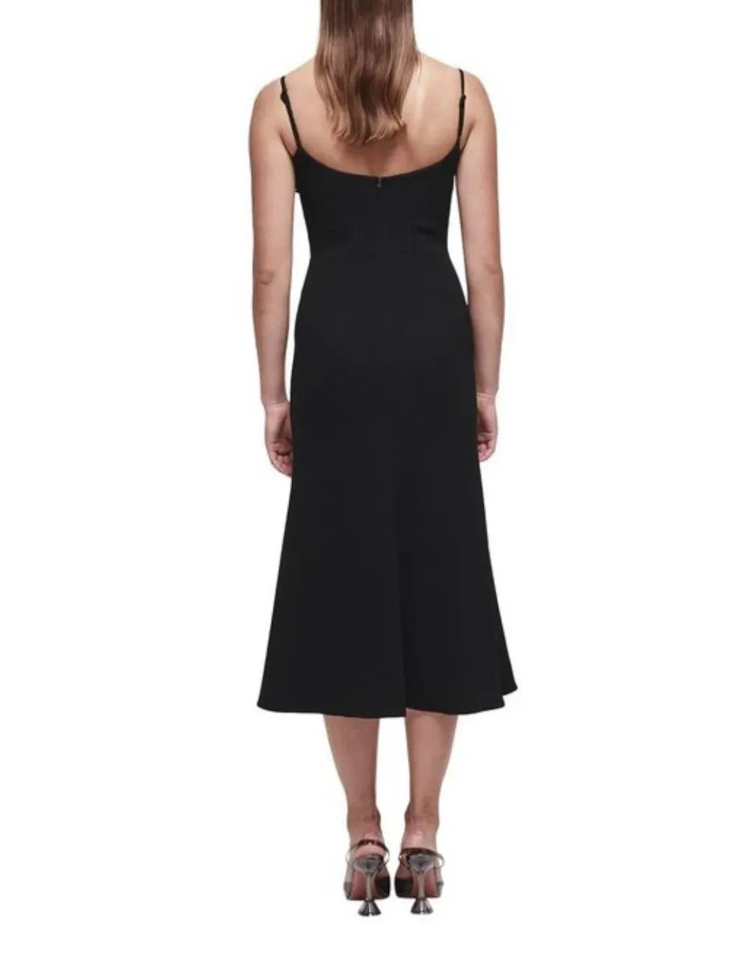Rachel Gilbert Margot Midi Dress Black Size 4 / AU 14 for rent on The Volte - main image