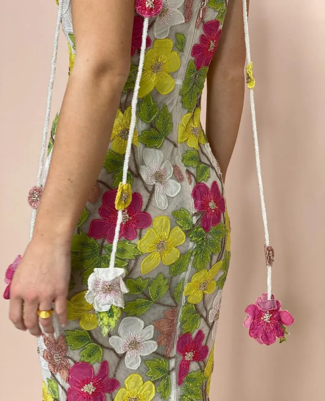 Rachel Gilbert Willow Midi Dress Floral Size 3 / AU 12 for rent on The Volte - main image