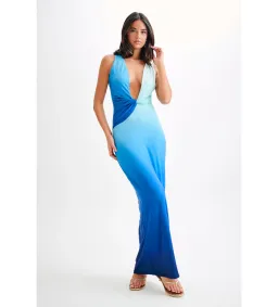 Meshki Stella Dress Blue Size 8 for rent on The Volte - image 1