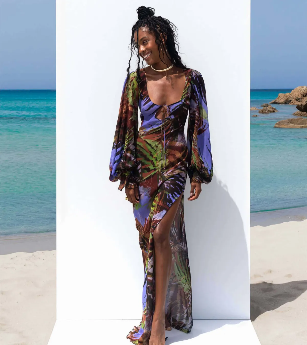 Rat and Boa Daliana Dress Multi Size 6  for rent on The Volte - main image