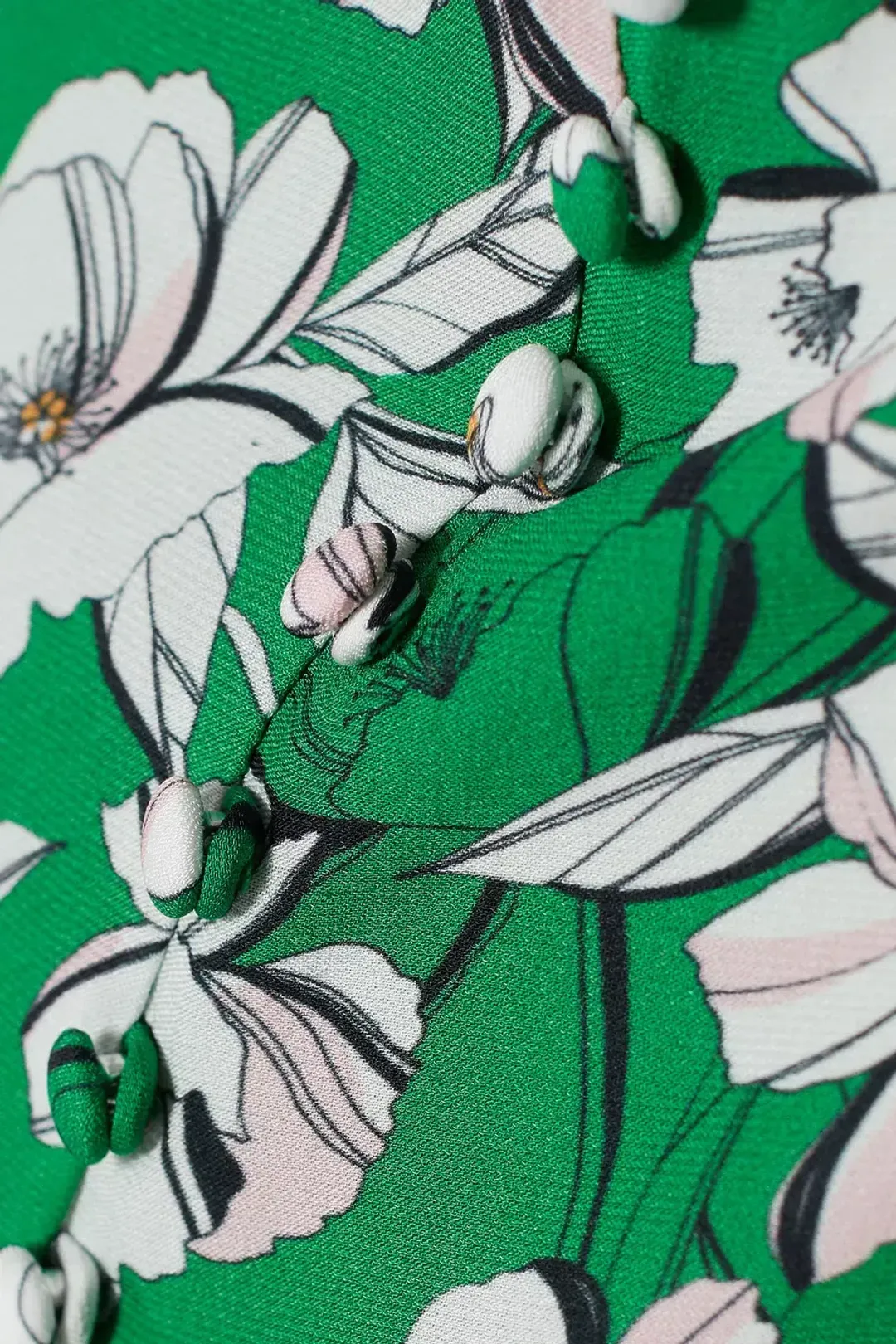 La Maison Talulah That Forever Feeling Midi Dress Green Floral Size 8 for rent on The Volte - main image