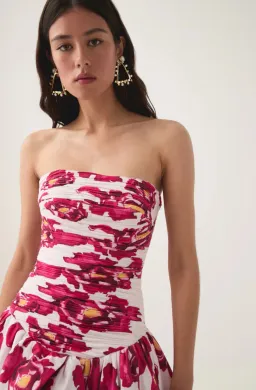 Aje Behold Maxi Dress Boldly Blooming Size 8 for rent on The Volte - image 2