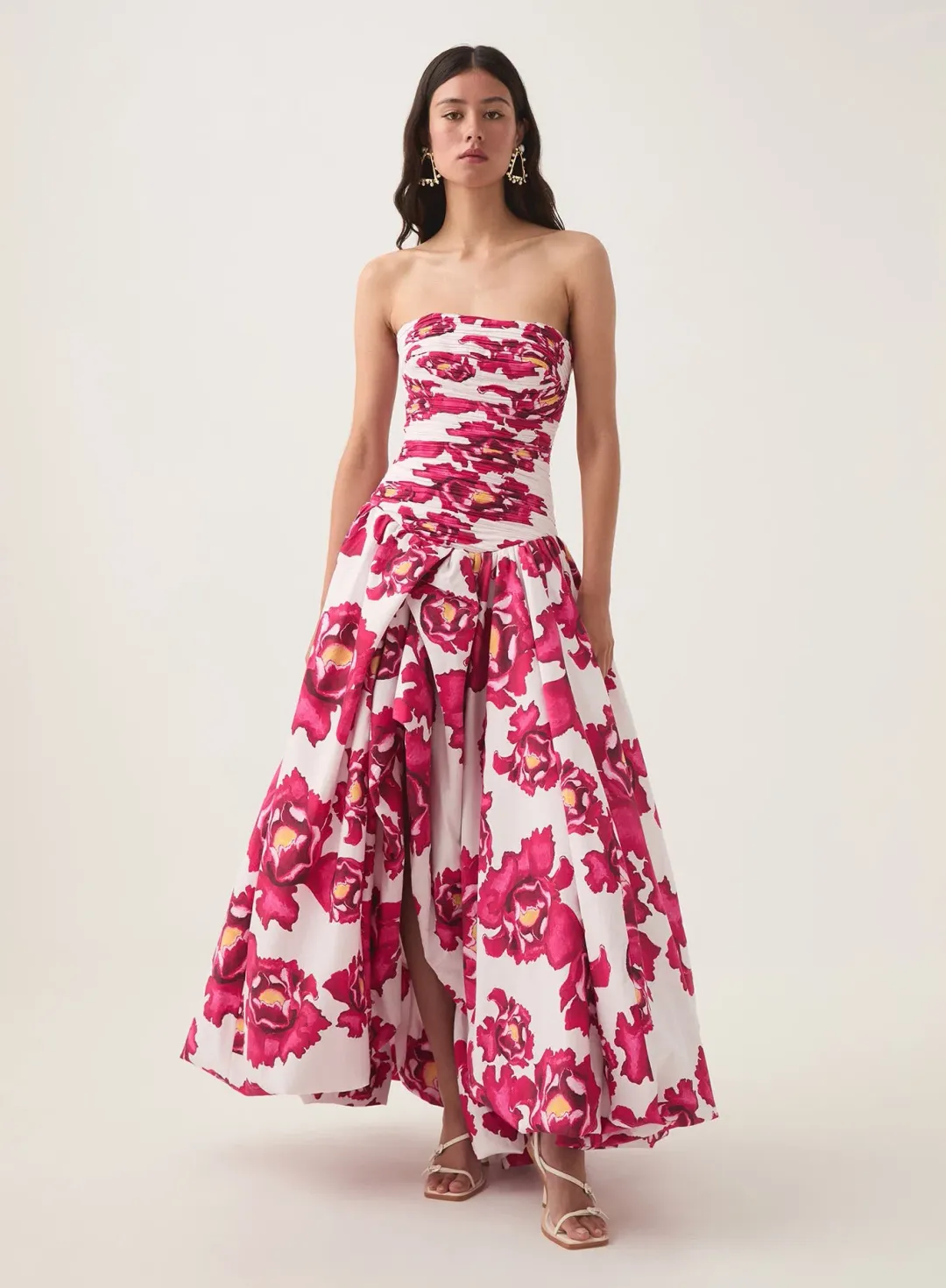 Aje Behold Maxi Dress Boldly Blooming Size 8 for rent on The Volte - main image