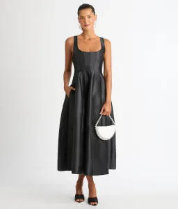 Sheike Karolina Midi Dress Black Size 16 for rent on The Volte - image 1