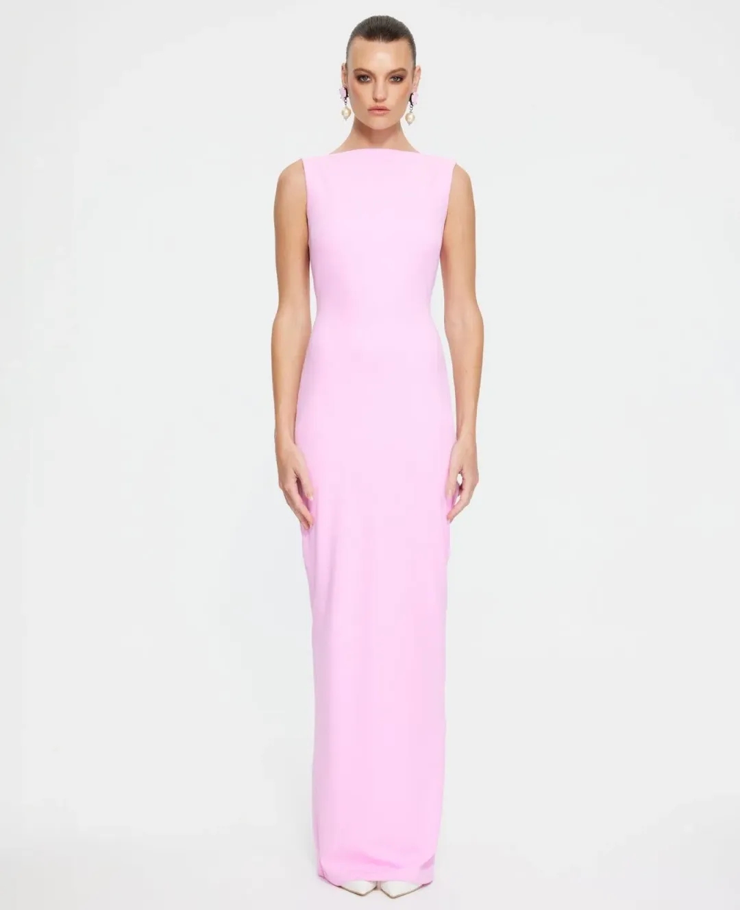 Effie Kats Verona Gown in Taffy Pink Size M / AU 10 for rent on The Volte - main image