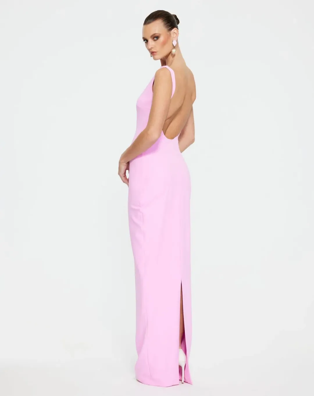 Effie Kats Verona Gown in Taffy Pink Size M / AU 10 for rent on The Volte - main image