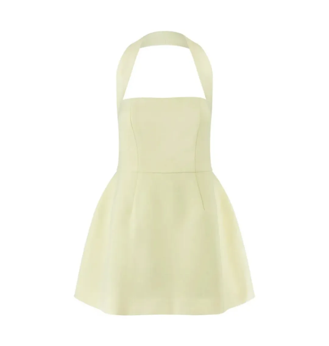 Odd Muse Ultimate Muse Structured Mini Dress Cream Size M / AU 10 for rent on The Volte - main image