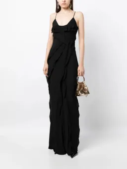 Rachel Gilbert Delfy Maxi Dress in Black Size 3 (AU 12) for rent on The Volte - image 1