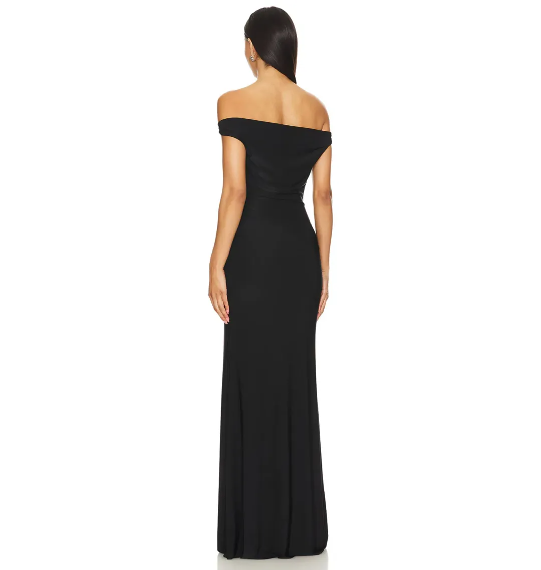 Natalie Rolt Bettina Gown Black Size AU 8  for rent on The Volte - main image