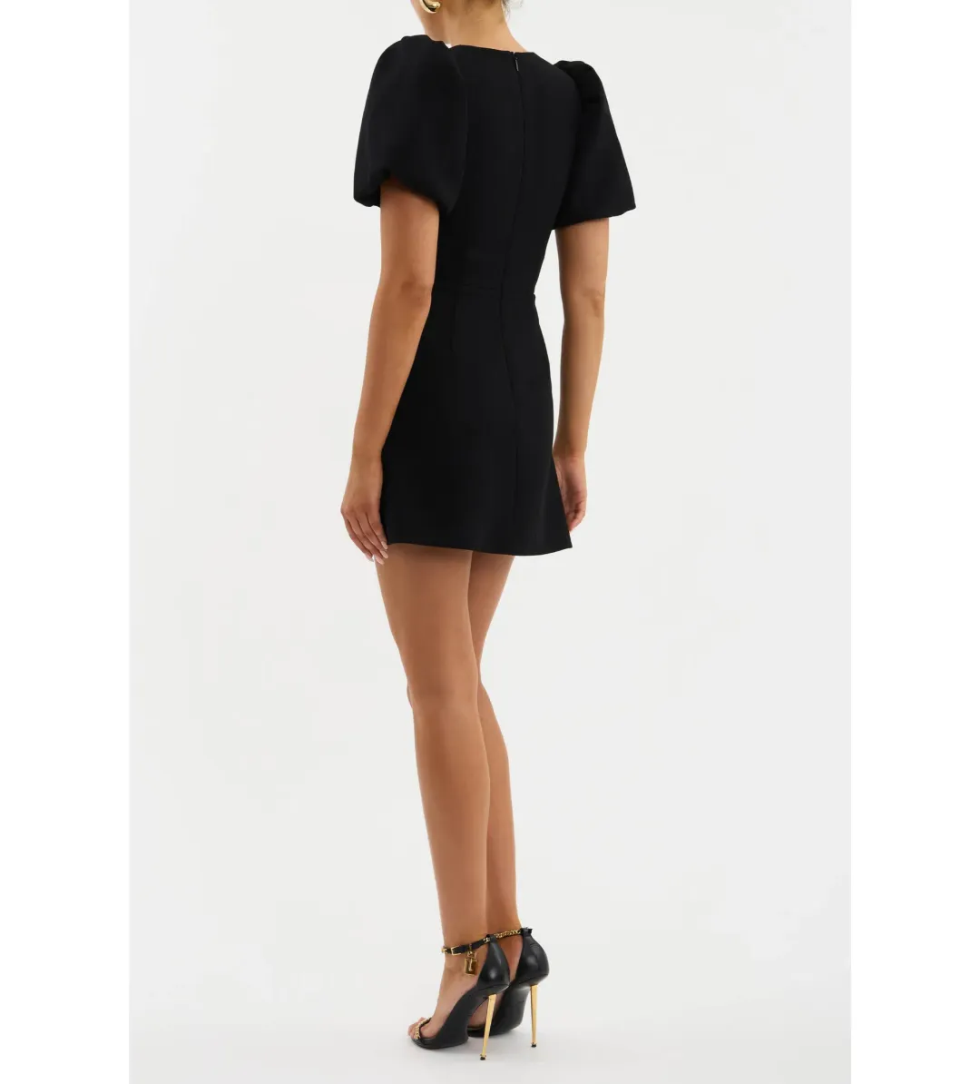 Rebecca Vallance Aubree Flower  Mini Dress Black Size 6 for rent on The Volte - main image