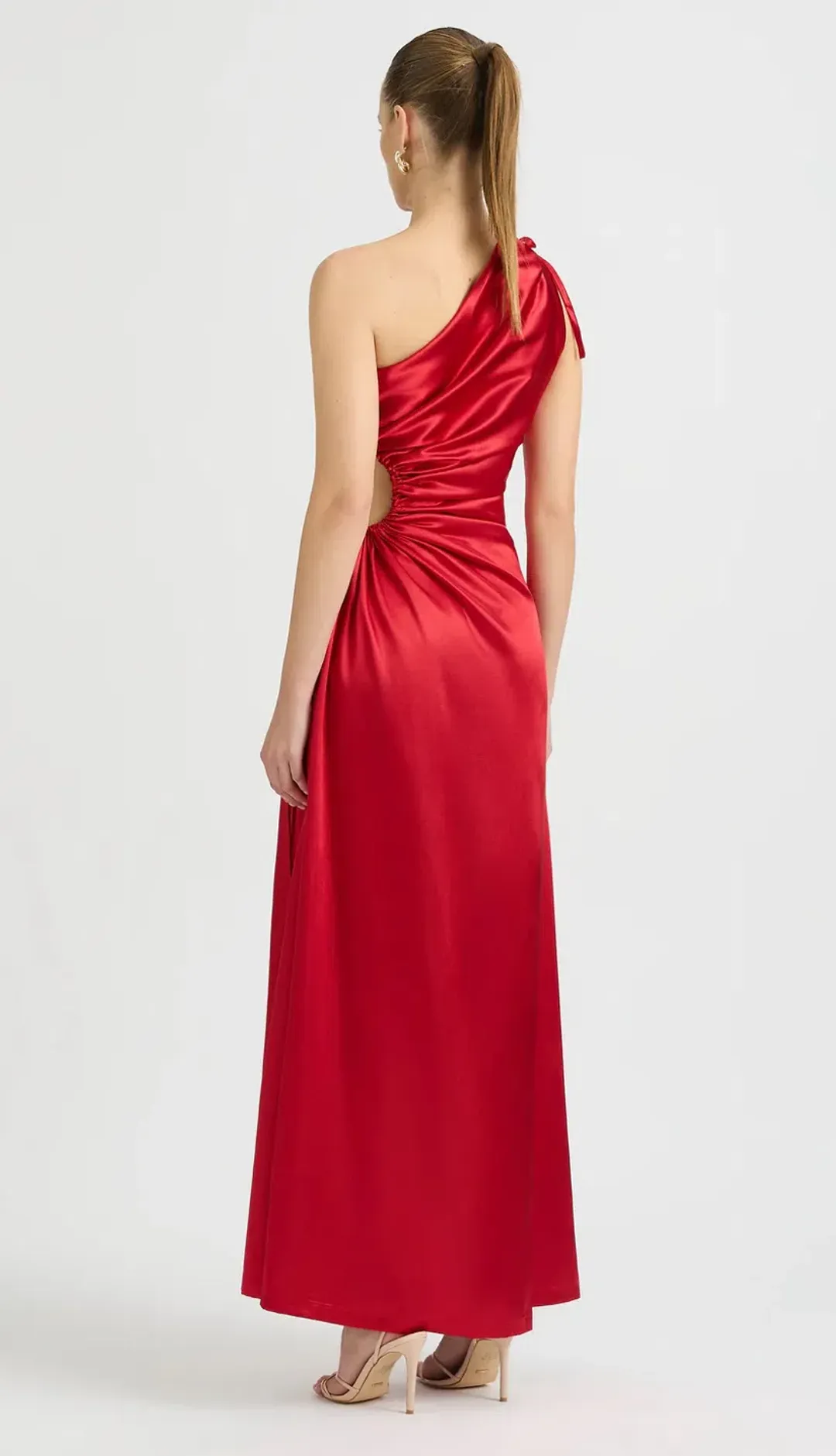 Sonya Moda Nour Maxi Dress Scarlet Red Size 8 for rent on The Volte - main image