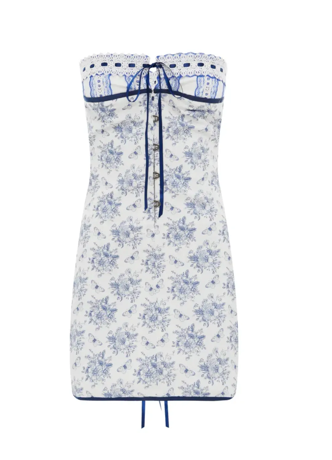 With Jean Sabrin Mini Dress in Toile Papillon Size S / AU 8 for rent on The Volte - main image