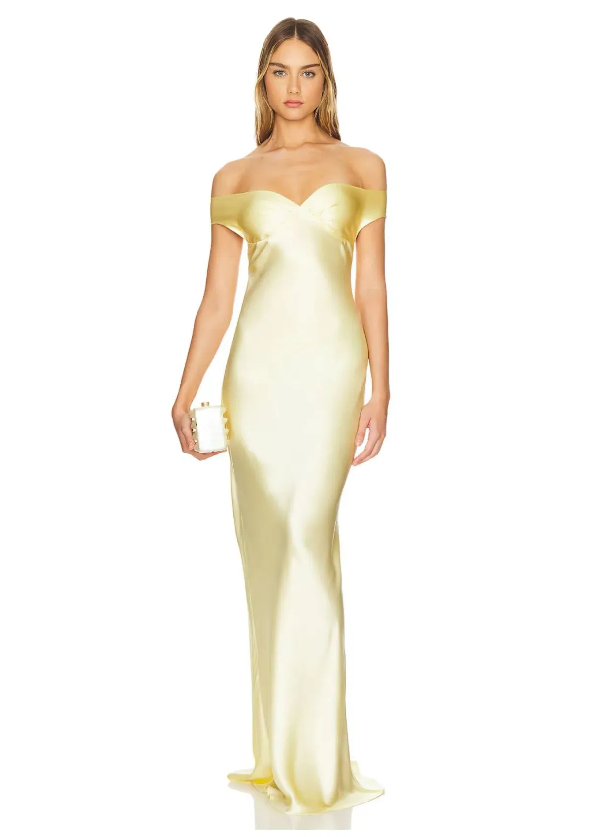 Natalie Rolt Bridget Gown Lemon Size 1 for rent on The Volte - main image