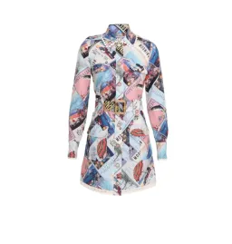 Zimmermann Postcard Shirt Mini Dress Print Size 2 / AU 12 for rent on The Volte - image 4