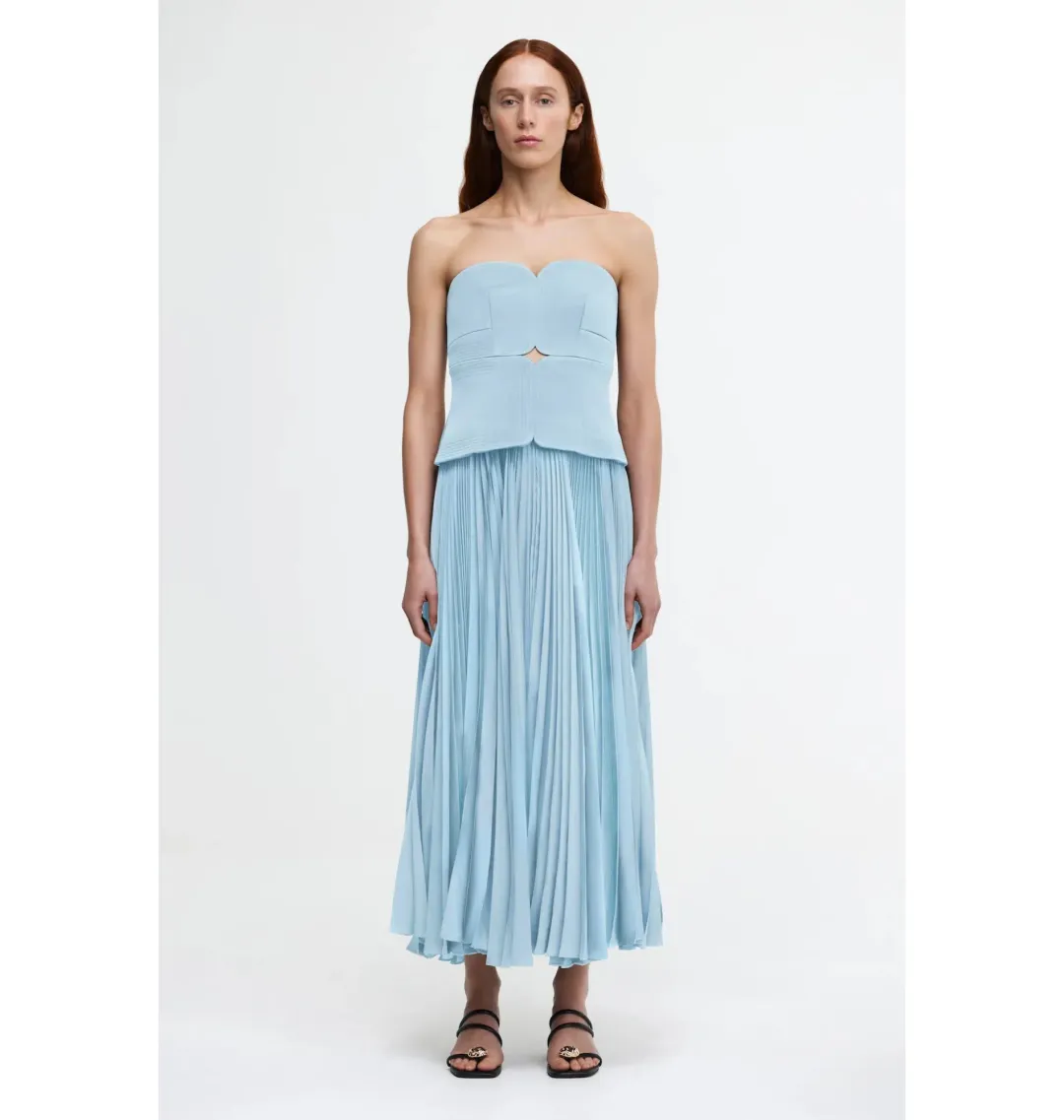 Acler Avonlea Dress in Celeste Blue Size AU 8 for rent on The Volte - main image