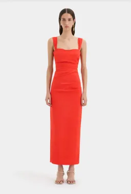 Sir the Label Dahlia Balconette Gown Tangerine  Size 2/Au 10 for rent on The Volte - image 1