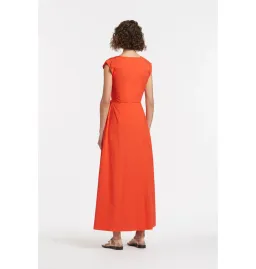 Sir The Label Anja Tie Midi Dress Red Size 0 / AU 6 for rent on The Volte - image 3