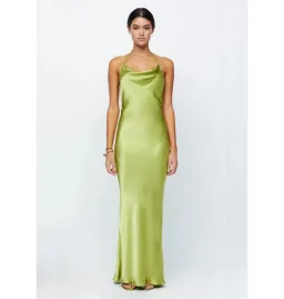Bec & Bridge Odessa Halter Dress Chartreuse Green Size AU 12 for rent on The Volte - image 1