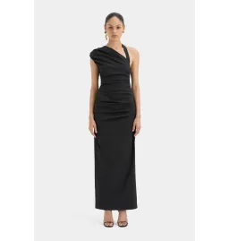 Sir the Label Giacomo Gathered Gown Black Size AU 10 for rent on The Volte - image 1