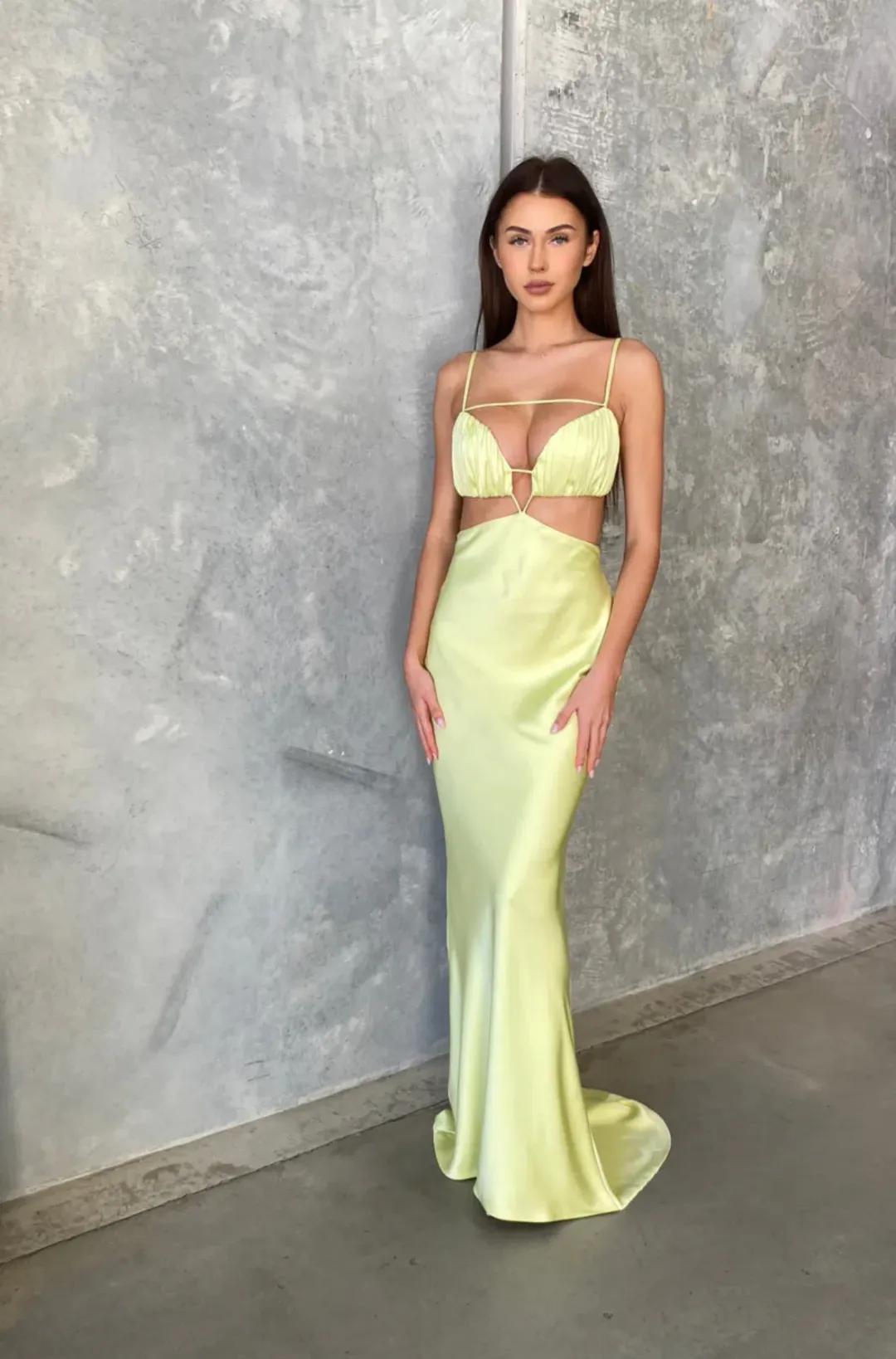 Lexi Leia Maxi Formal Dress Mojito Size 8 for rent on The Volte - main image
