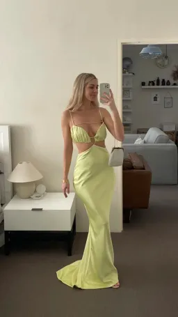 Lexi Leia Maxi Formal Dress Mojito Size 8 for rent on The Volte - image 8