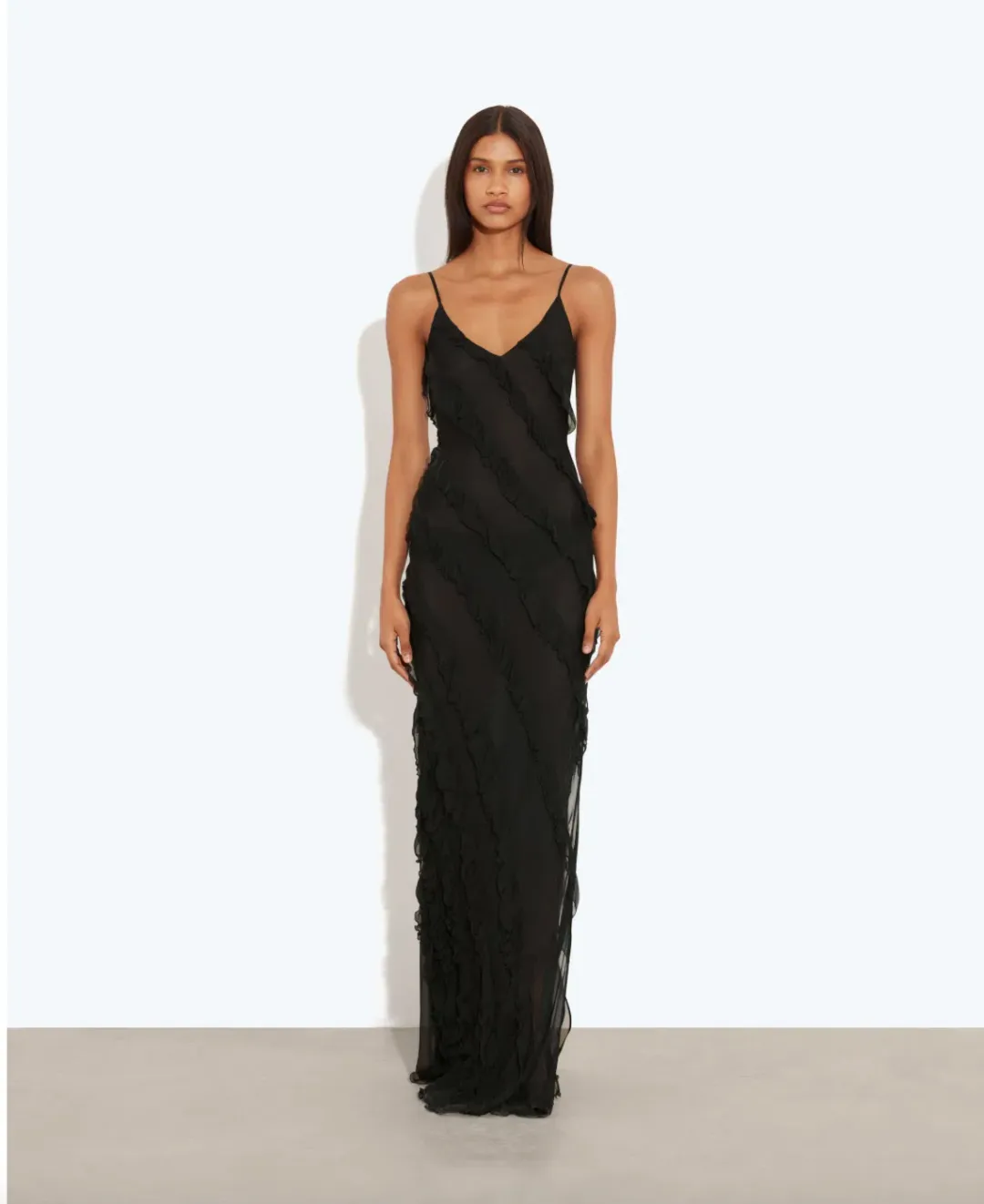Rat & Boa Selena Maxi Dress Black Size XS / AU 6 for rent on The Volte - main image