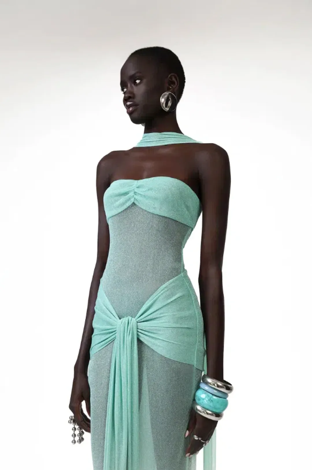 Khanums Kesca Maxi Gown Mint Size M / AU 10 for rent on The Volte - main image