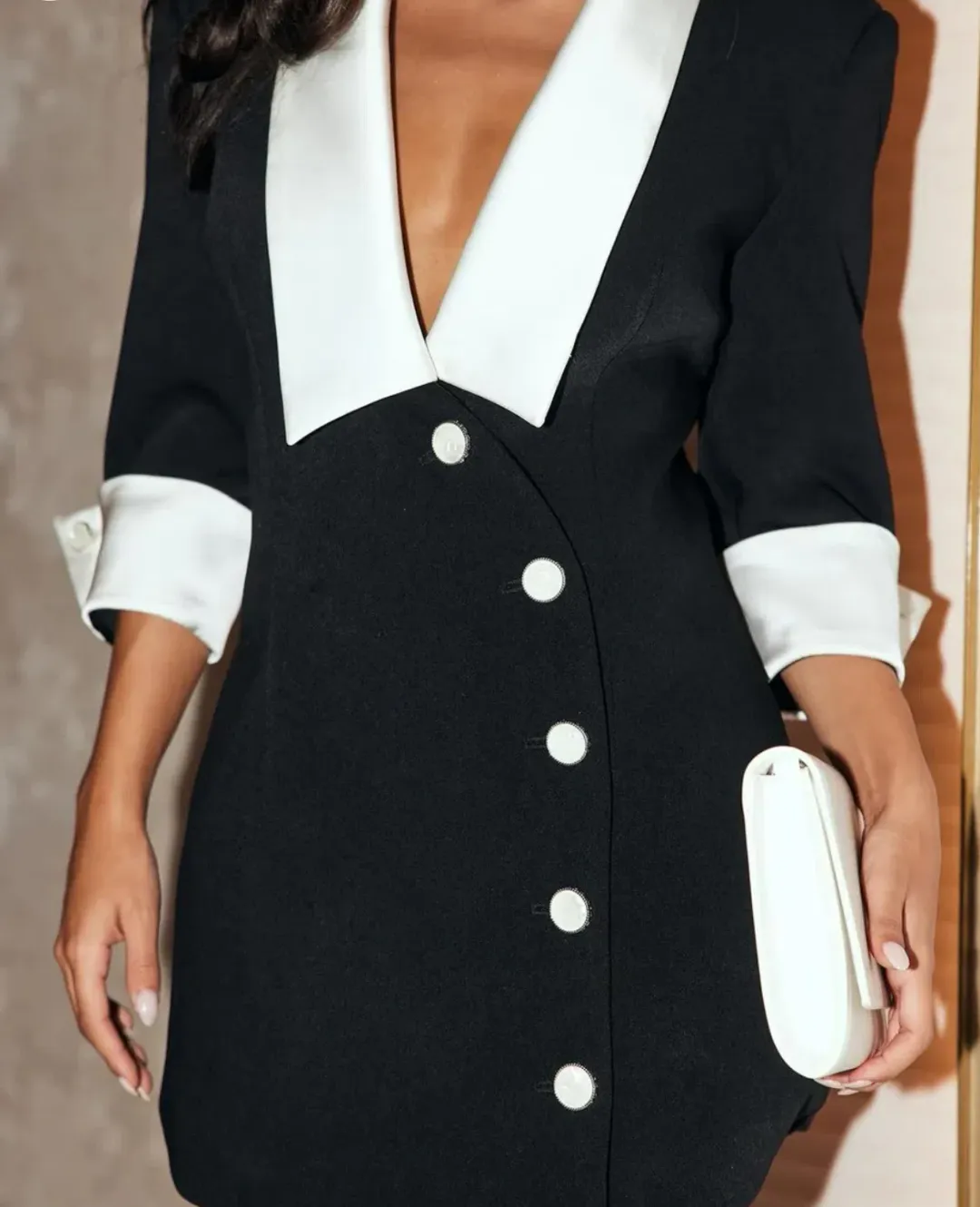 Atoir Fallon Mini Dress Black/Ivory Size M / AU 10 for rent on The Volte - main image