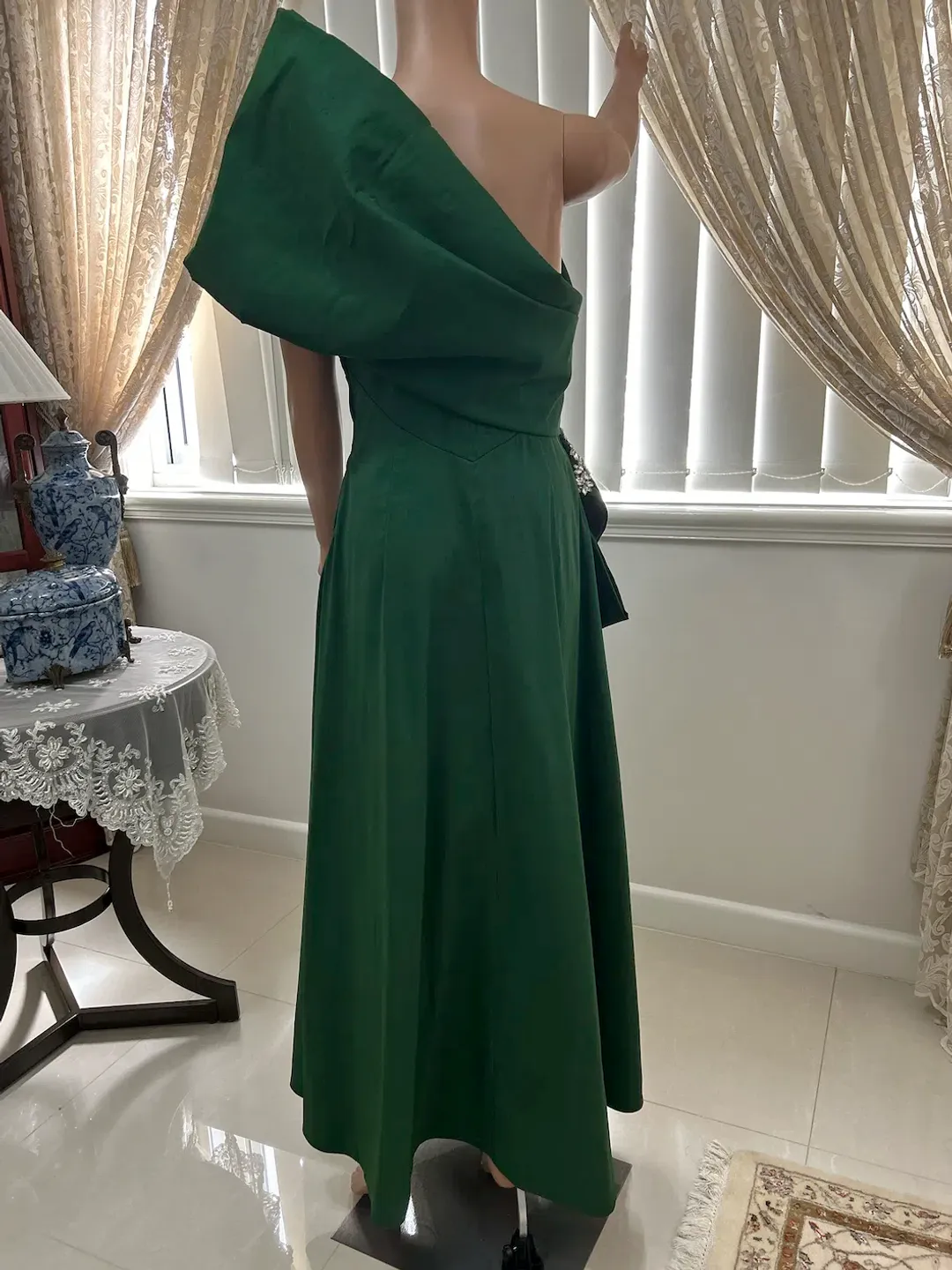Rachel Gilbert Archer Dress Green Size 10/M for rent on The Volte - main image
