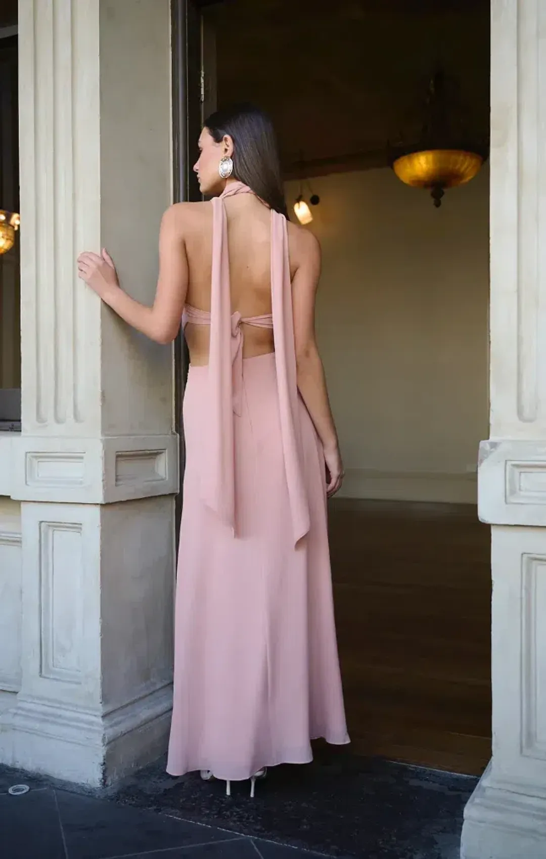 Calia Collection Sofia Dress Bare Blush Size AU 10 for rent on The Volte - main image