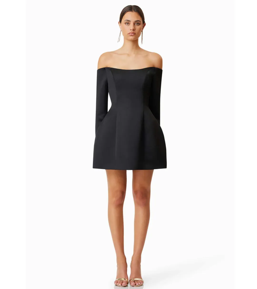 Elliatt Vida Dress Black Size L/Au 12 for rent on The Volte - main image