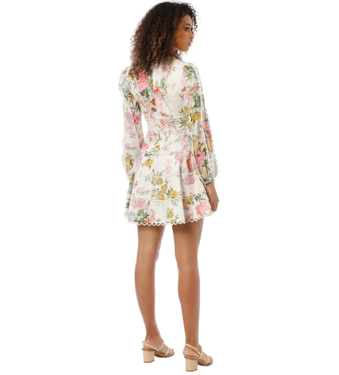 Zimmermann Heathers Flounce Dress Floral Size 1/Au 10  for rent on The Volte - main image