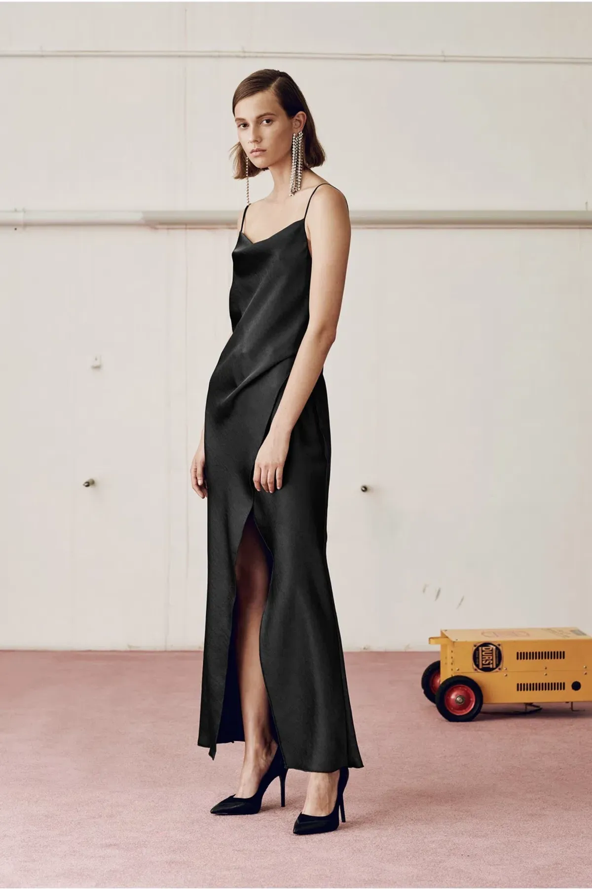Camilla And Marc Blakely Dress In Black Size 8  for rent on The Volte - main image