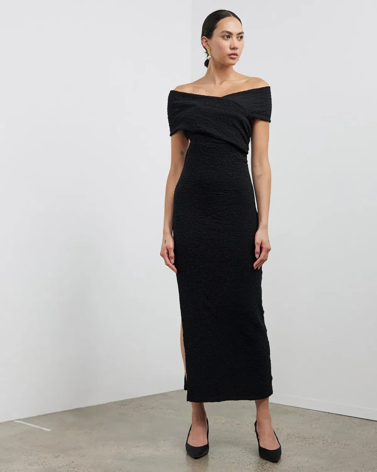 Camilla and Marc Toledo Dress Black Size AU 10 for rent on The Volte - main image