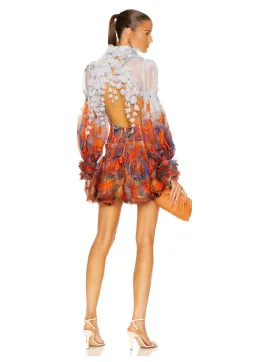 Zimmermann Botanica Mini Dress Wild Flower Size 1 / AU 10 for rent on The Volte - image 2